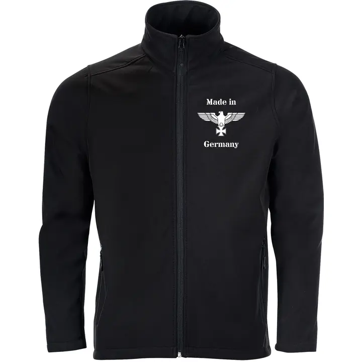 Bestickte Herren Softshelljacke "2-lagig" - Made in Germany