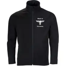 Bestickte Herren Softshelljacke "2-lagig" - Made in Germany Vorderseite