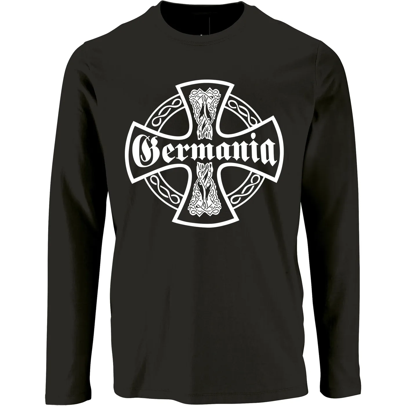 Herren Langarm Shirt - Germania, Kreuz
