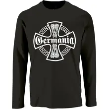 Herren Langarm Shirt - Germania, Kreuz - gewählte Variante