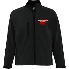 Bestickte Damen Softshelljacke "3-lagig" - Großdeutschland Blut&Boden Vorderseite