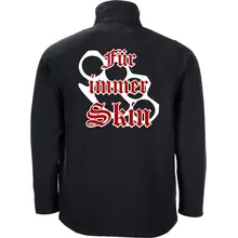 Bestickte Herren Softshelljacke "2-lagig" - Für immer Skin Rückseite
