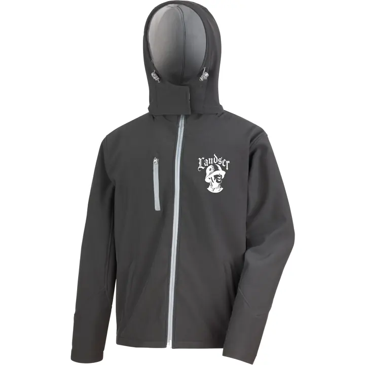 Bestickte Herren Softshell Kapuzenjacke - Sie waren die besten Soldaten der Welt