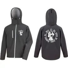 Bestickte Herren Softshell Kapuzenjacke - Sie waren die besten Soldaten der Welt - gewählte Variante