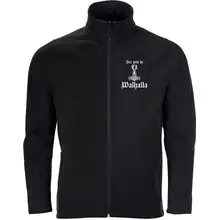 Bestickte Herren Softshelljacke "2-lagig" - See you in Walhalla Thorhammer - gewählte Variante