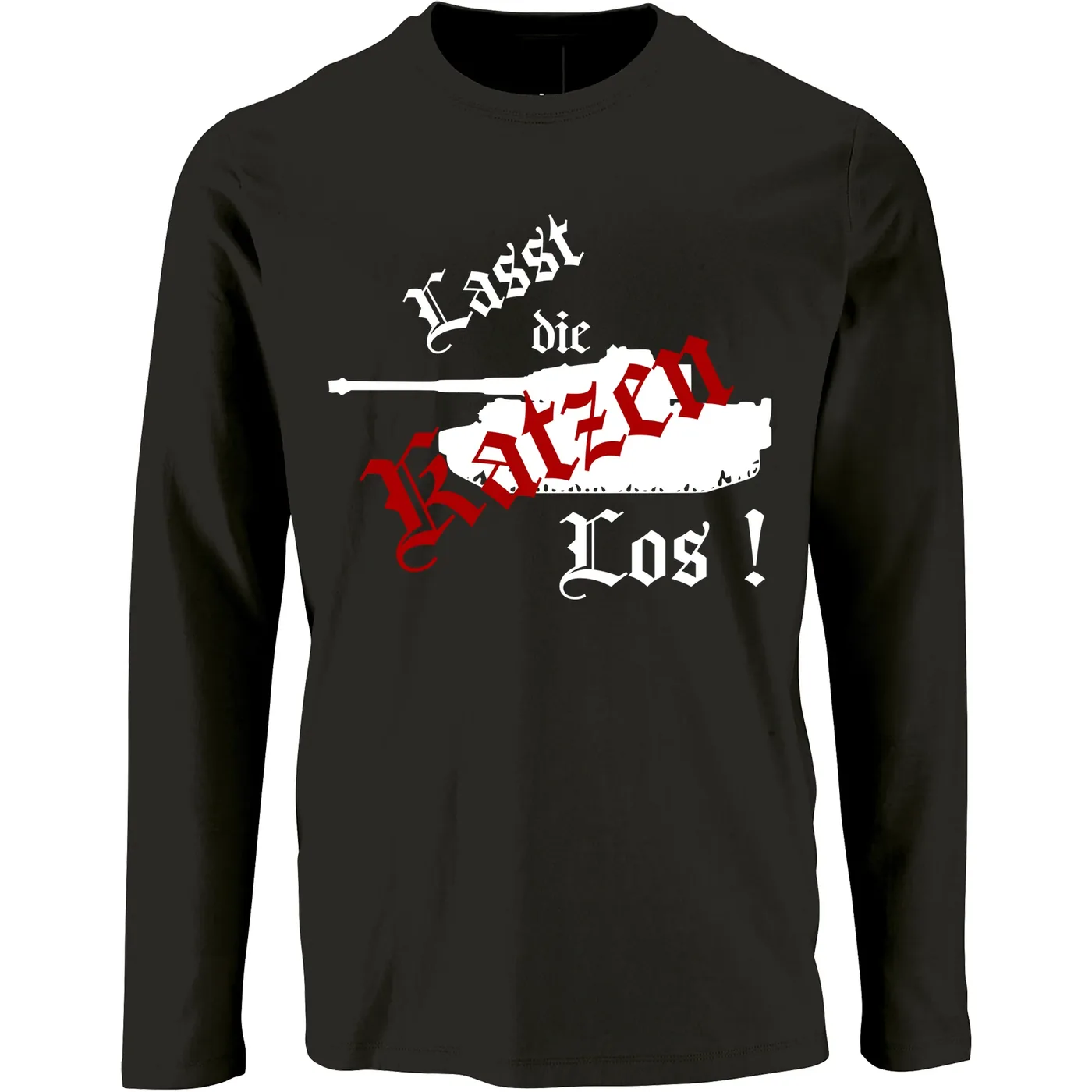 Herren Langarm Shirt - Lasst die Katzen los