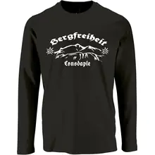 Herren Langarm Shirt - Consdaple, Bergfreiheit Vorderseite