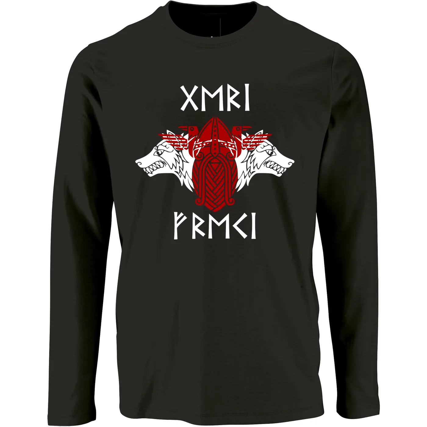 Herren Langarm Shirt - Geri und Freki