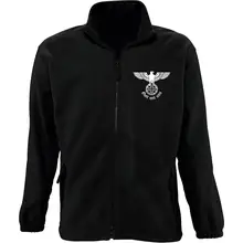 Bestickte Herren Standard Fleecejacke - Gott mit uns - gewählte Variante