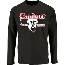 Herren Langarm Shirt - Landser, Soldat Vorderseite