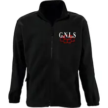 Bestickte Herren Standard Fleecejacke - GNLS, Schlagring - gewählte Variante