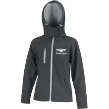Bestickte Damen Softshell Kapuzenjacke - Adler, Deutschland - gewählte Variante
