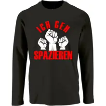 Herren Langarm Shirt - Ich geh Spazieren - gewählte Variante