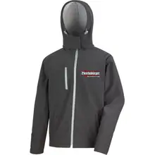 Bestickte Herren Softshell Kapuzenjacke - Reichsbürger, Heimat - gewählte Variante