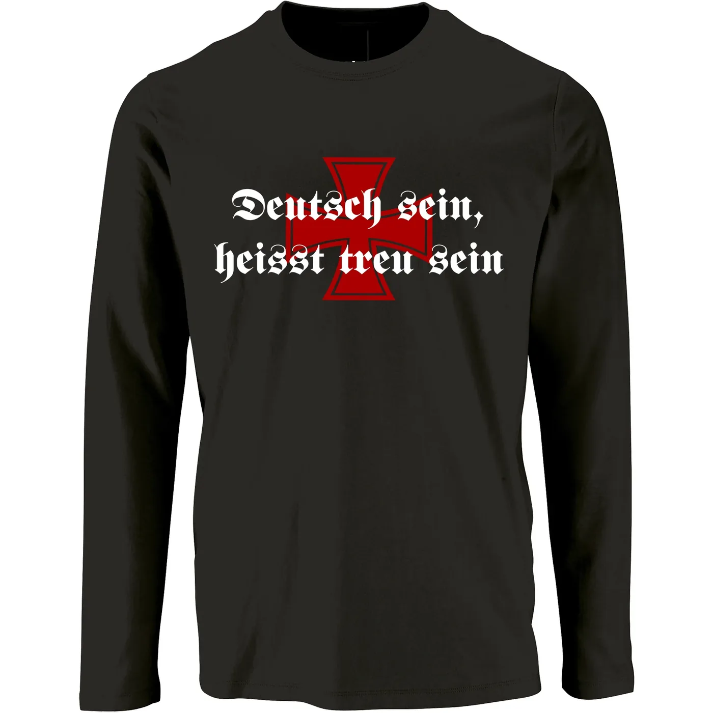 Herren Langarm Shirt - Deutsch sein, heißt treu sein
