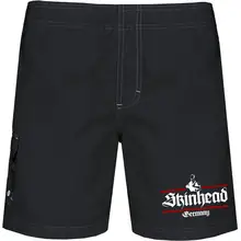 Bestickte Herren Badehose - Skinhead Germany Vorderseite