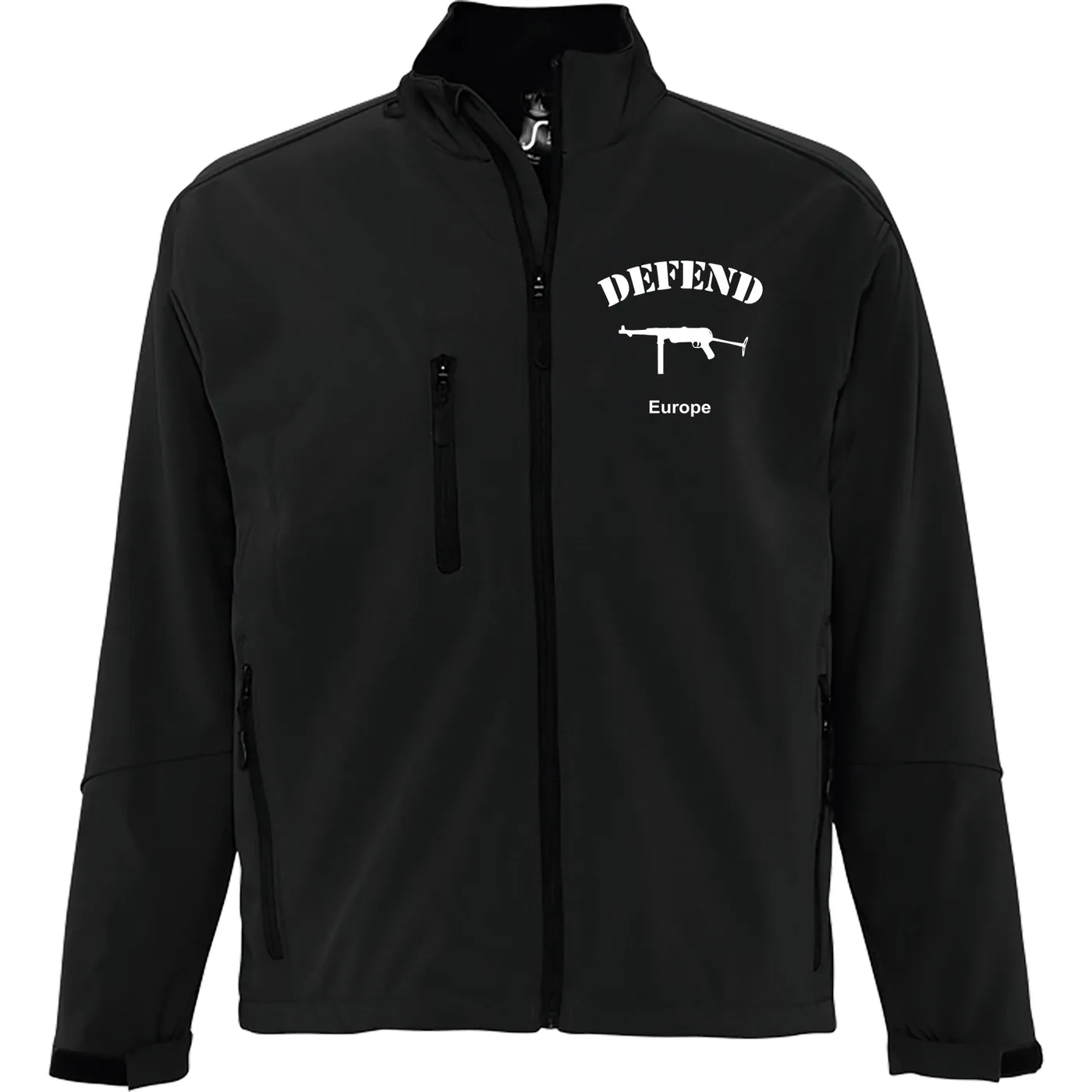 Bestickte Herren Softshelljacke "3-lagig" - Defend Europe