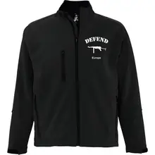 Bestickte Herren Softshelljacke "3-lagig" - Defend Europe - gewählte Variante