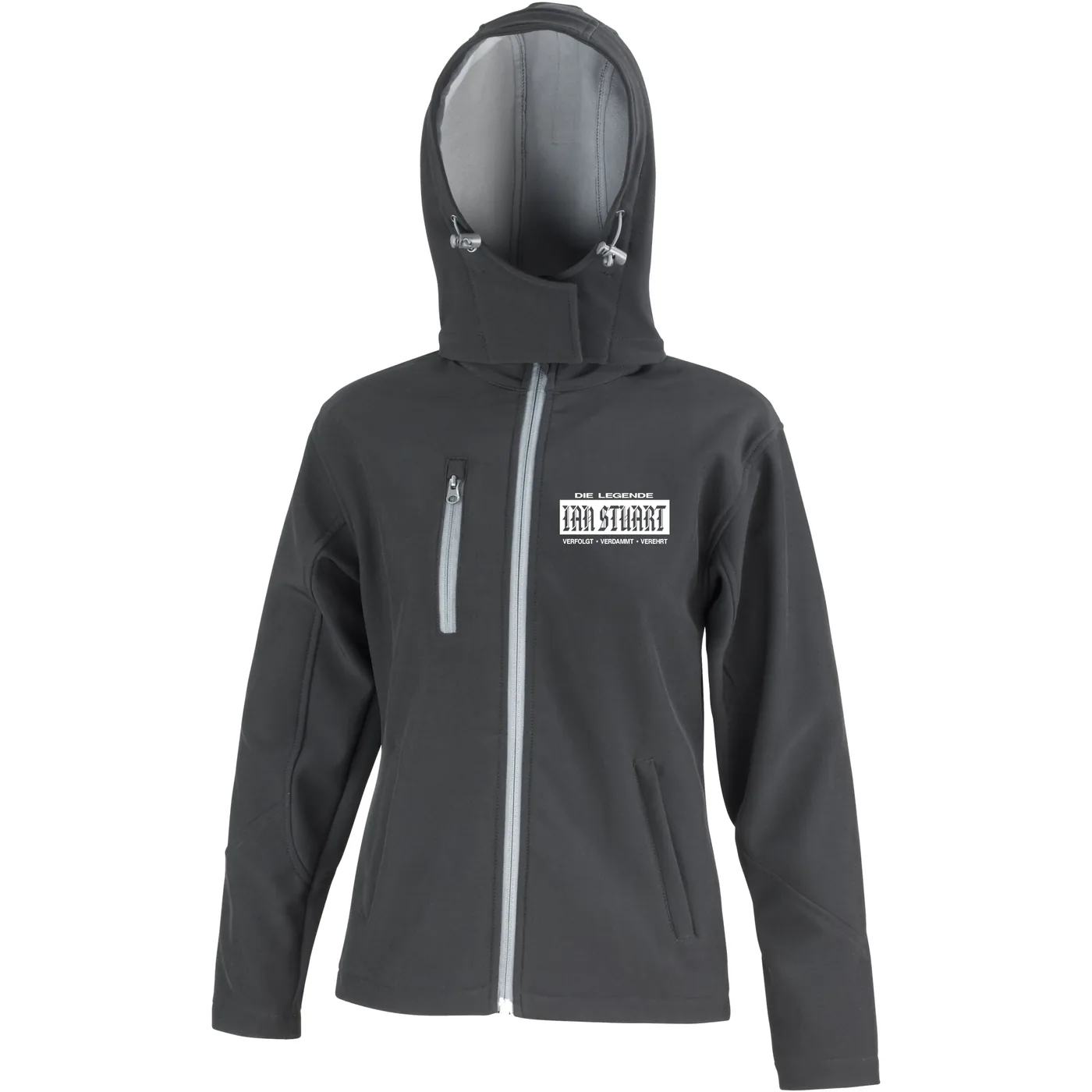Bestickte Damen Softshell Kapuzenjacke - Ian Stuart