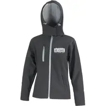 Bestickte Damen Softshell Kapuzenjacke - Ian Stuart - gewählte Variante