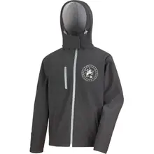 Bestickte Herren Softshell Kapuzenjacke - Odin und Sleipnir - gewählte Variante