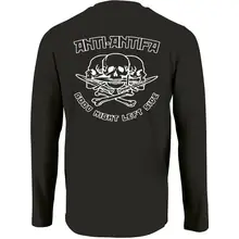 Herren Langarm Shirt - Anti-Antifa Rückseite