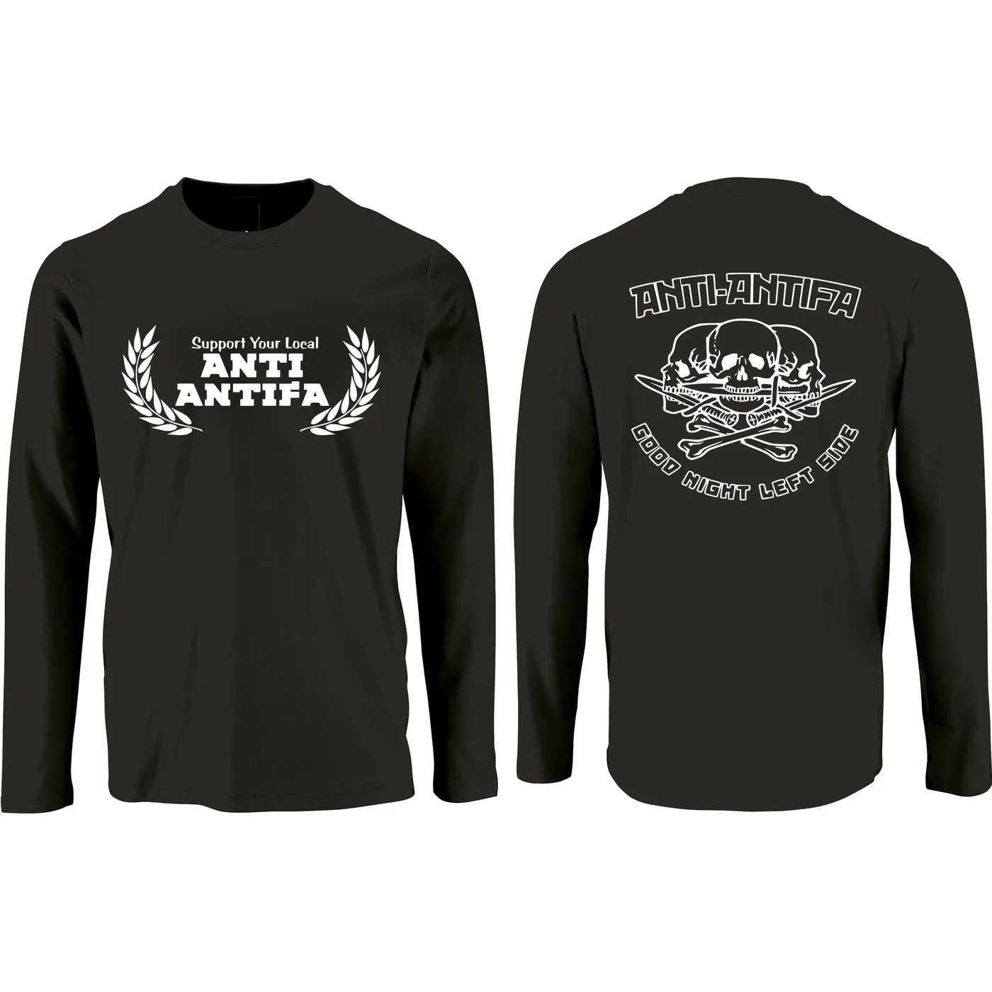 Herren Langarm Shirt - Anti-Antifa
