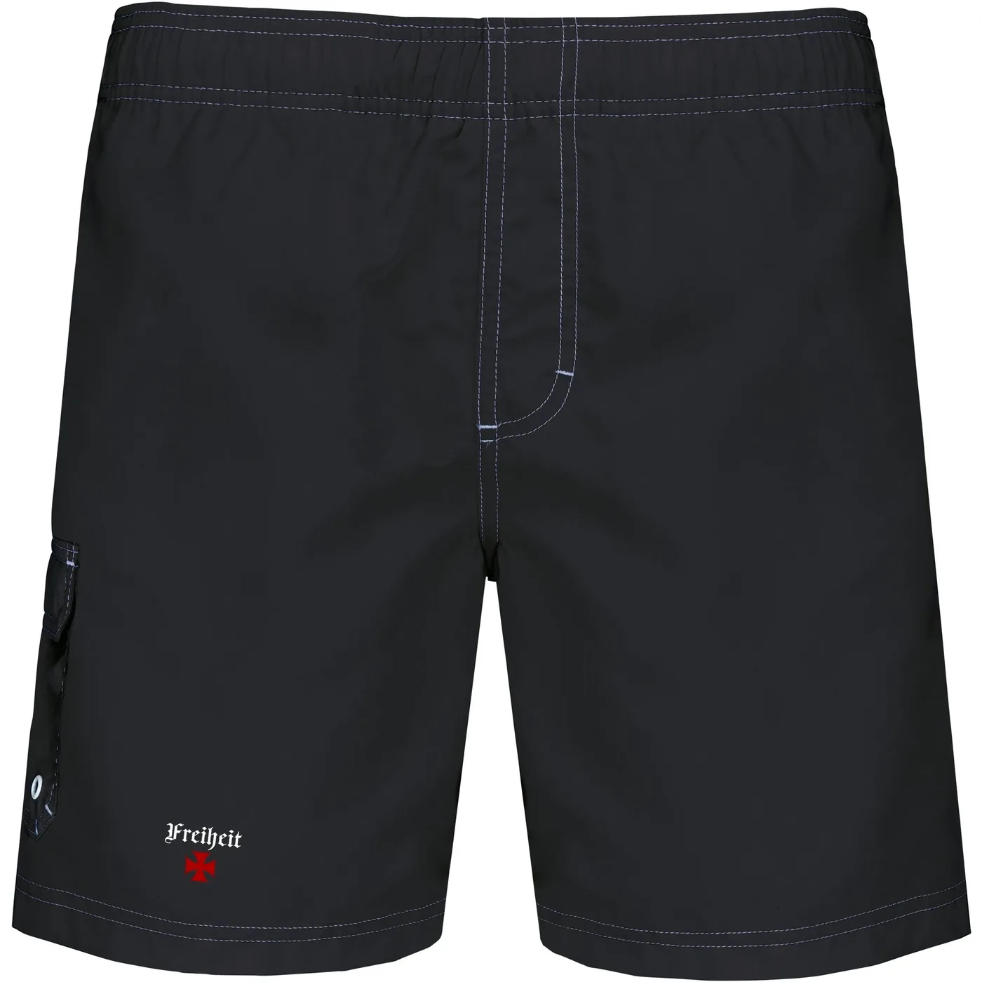 Bestickte Herren Badehose - Heute tolerant morgen fremd im eigenen Land