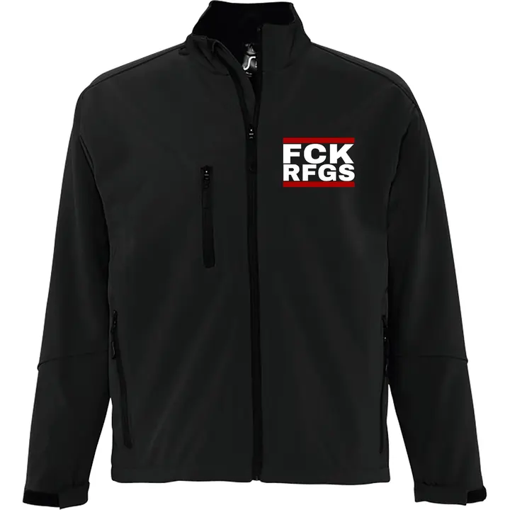 Bestickte Damen Softshelljacke "3-lagig" - FCK RFGS