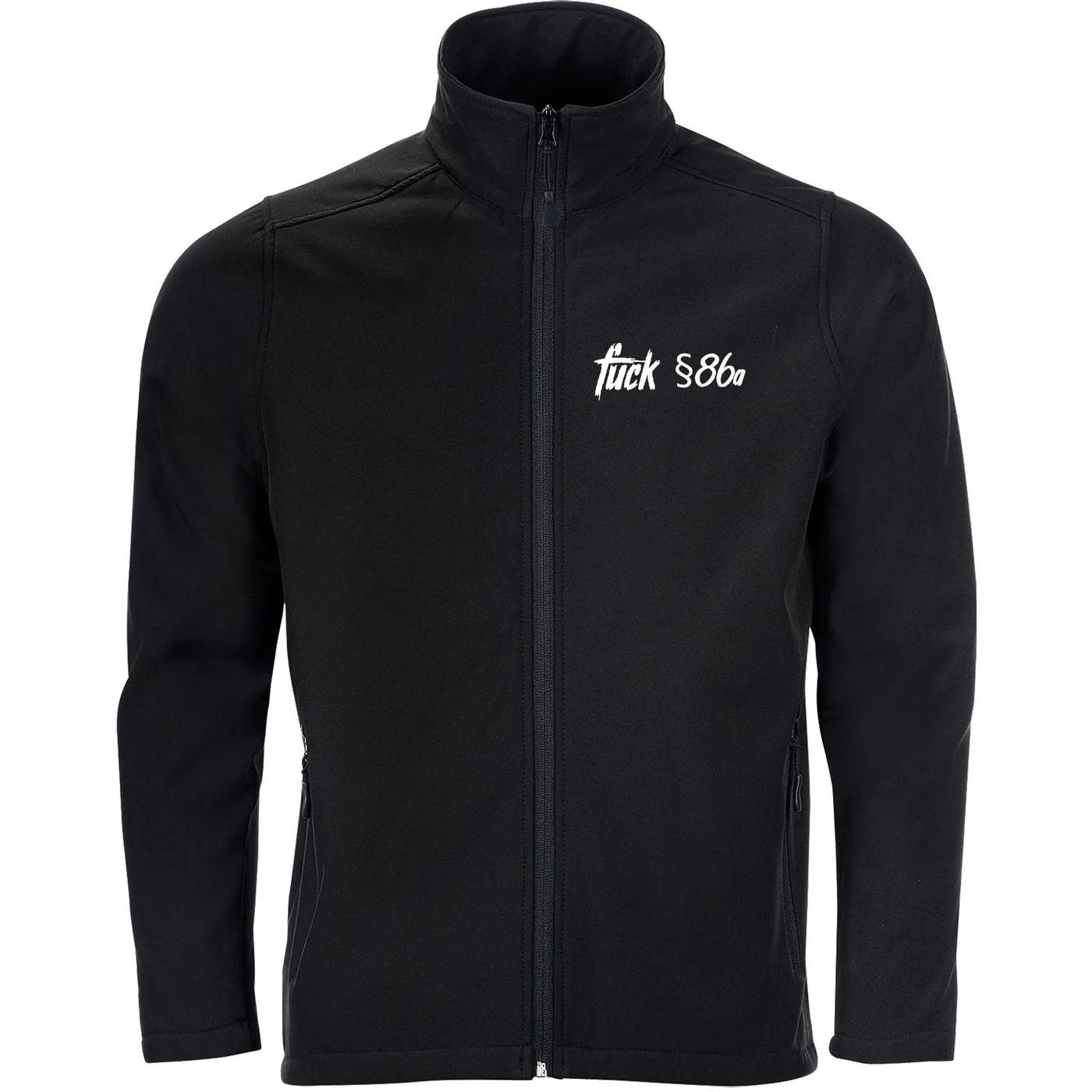 Bestickte Herren Softshelljacke "2-lagig" - Fuck 86a