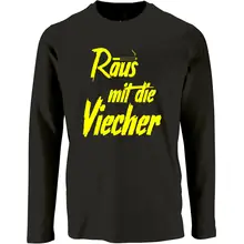 Herren Langarm Shirt - Raus mit die Viecher - gewählte Variante