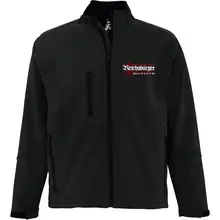 Bestickte Damen Softshelljacke "3-lagig" - Reichsbürger, Heimat - gewählte Variante