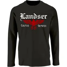 Herren Langarm Shirt - Landser, Adler 88 Vorderseite