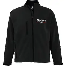 Bestickte Damen Softshelljacke "3-lagig" - Division 88 Runen Vorderseite
