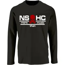 Herren Langarm Shirt - NS HC, more than music Vorderseite