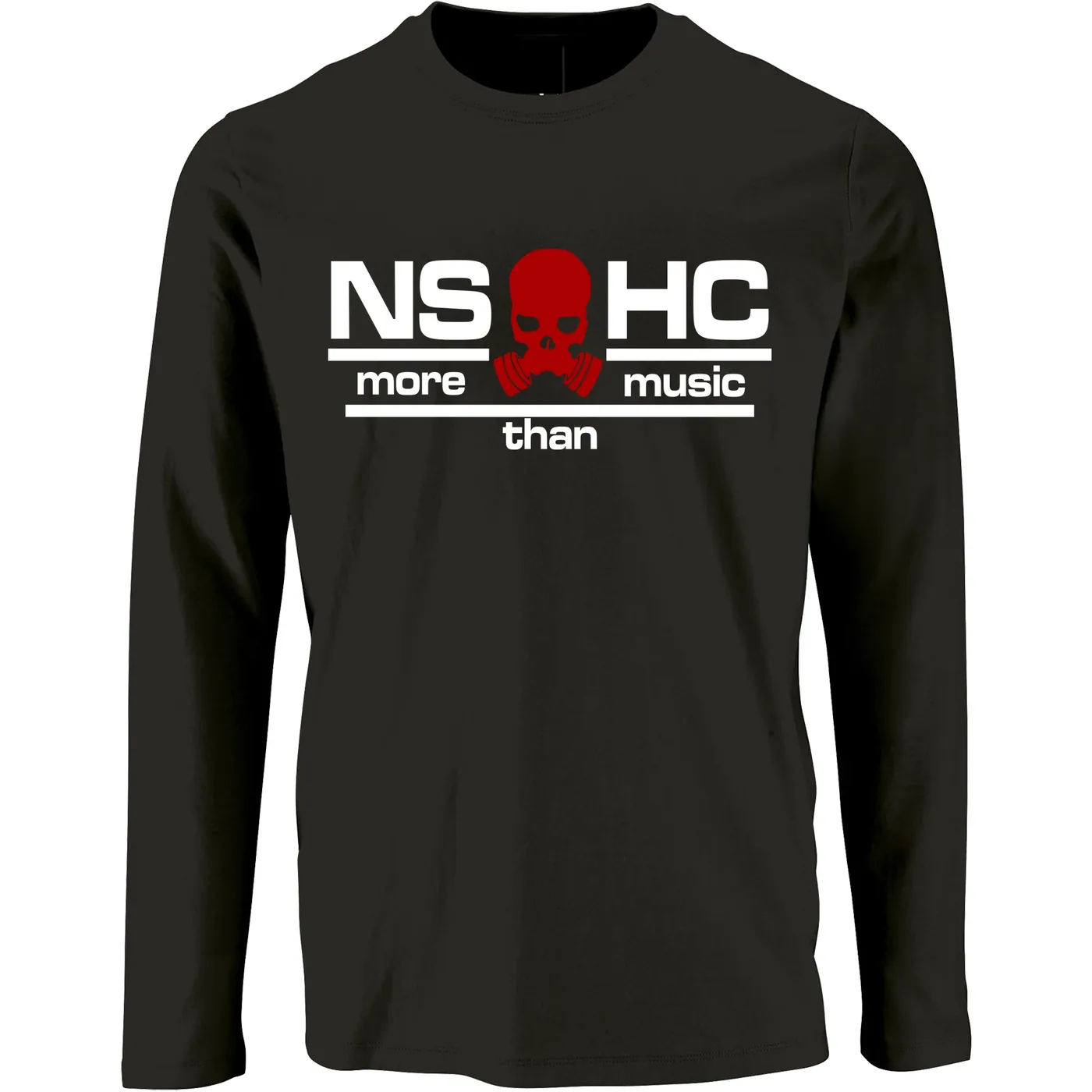 Herren Langarm Shirt - NS HC, more than music