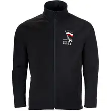 Bestickte Herren Softshelljacke "2-lagig" - Nationaler Widerstand, Fahne - gewählte Variante