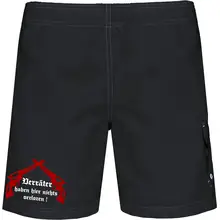 Bestickte Herren Badehose - Kameradschaft mehr als nur ein Wort Rückseite