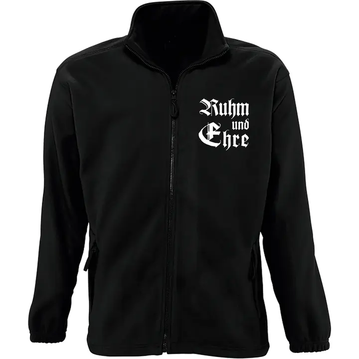 Bestickte Herren Standard Fleecejacke - Ruhm und Ehre