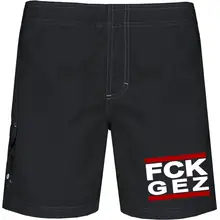 Bestickte Herren Badehose - FCK GEZ Vorderseite