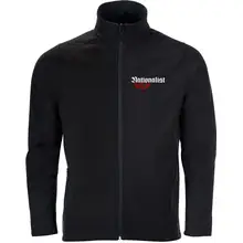 Bestickte Herren Softshelljacke "2-lagig" - Nationalist für Heimat, Volk und Vaterland Vorderseite
