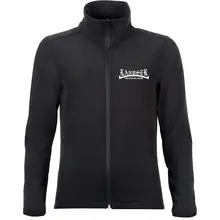 Bestickte Damen Softshelljacke "2-lagig" - Landser, weiß Vorderseite