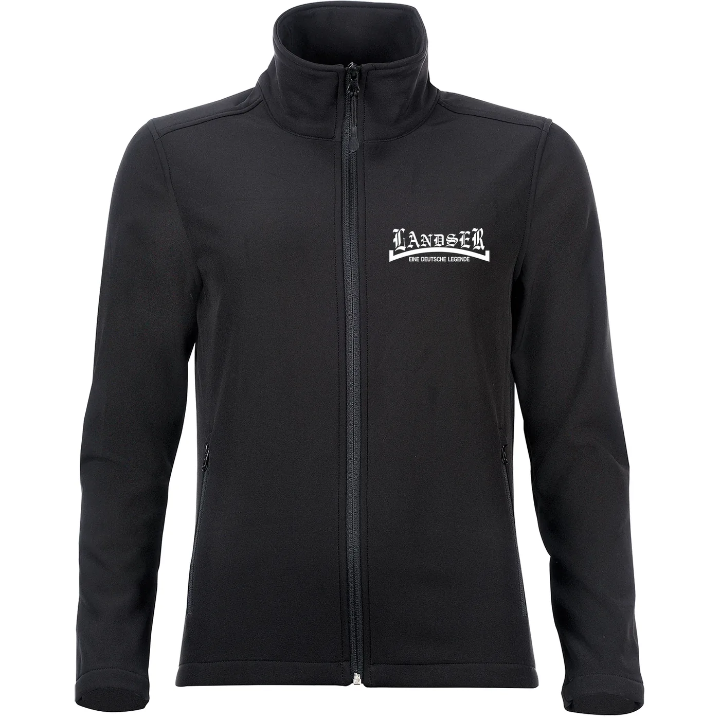 Bestickte Damen Softshelljacke "2-lagig" - Landser, weiß