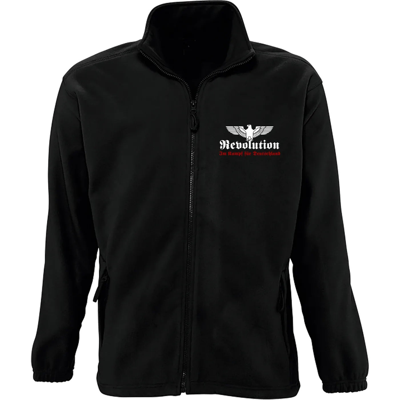 Bestickte Herren Standard Fleecejacke - Revolution Deutschland