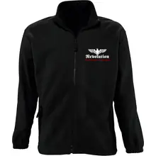 Bestickte Herren Standard Fleecejacke - Revolution Deutschland - gewählte Variante
