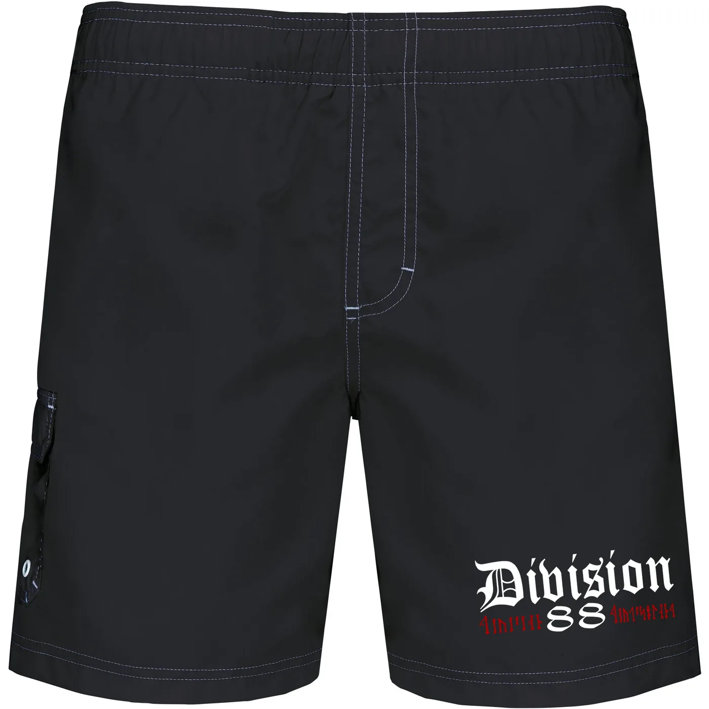 Bestickte Herren Badehose - Division 88 Runen