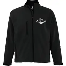 Bestickte Herren Softshelljacke "3-lagig" - Berserker Vorderseite