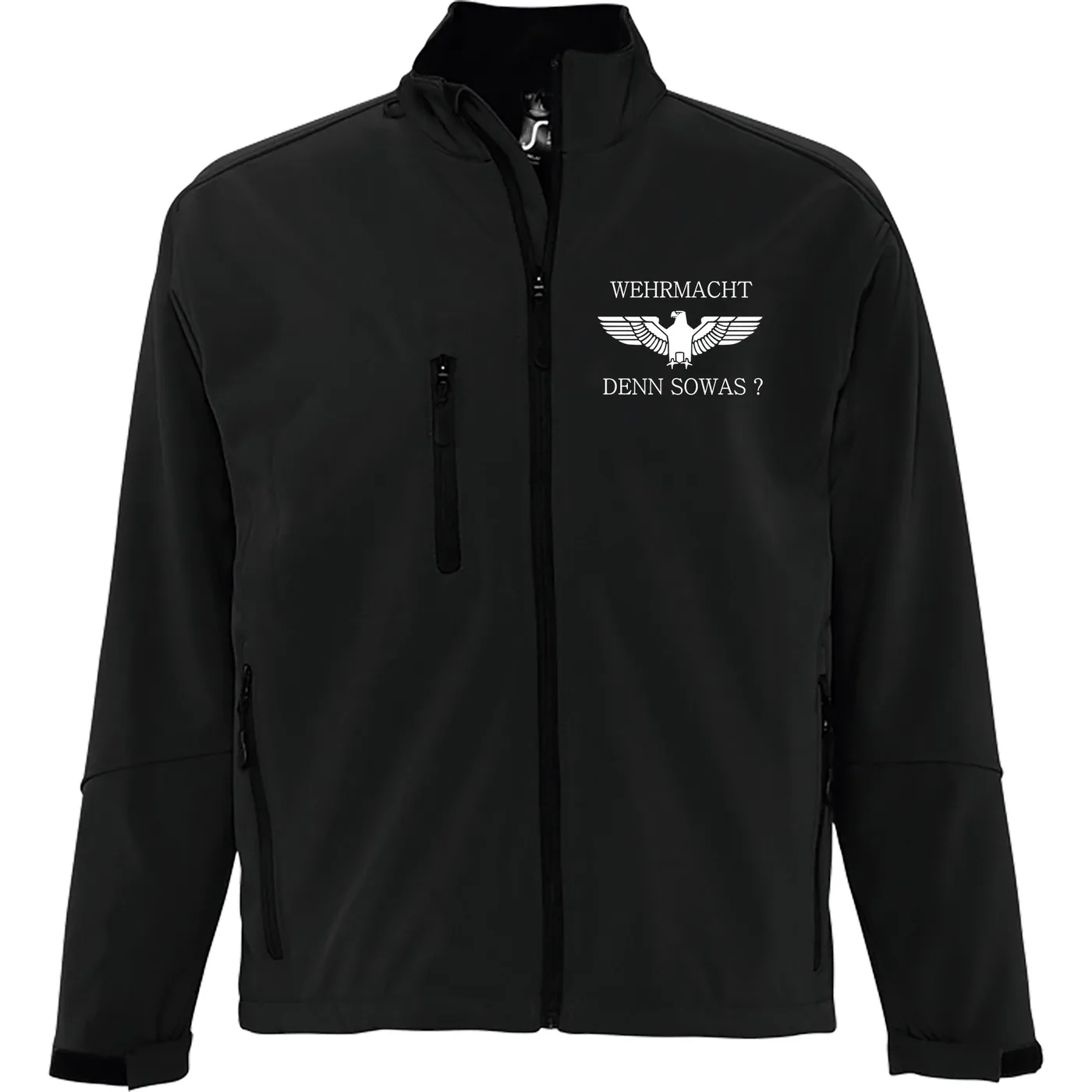 Bestickte Herren Softshelljacke "3-lagig" - Wehrmacht denn sowas