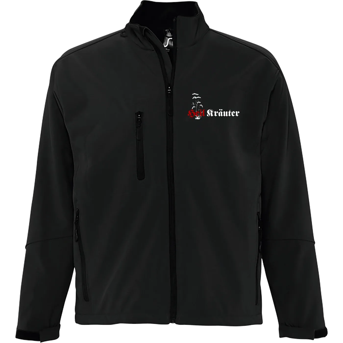 Bestickte Herren Softshelljacke "3-lagig" - Heil Kräuter