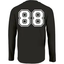 Herren Langarm Shirt - 100% White Rückseite